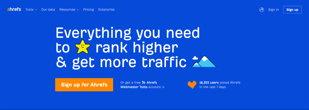 AHREFS - Digital Marketing Tools