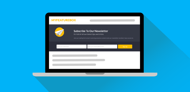 How to Create an Optin Feature Box