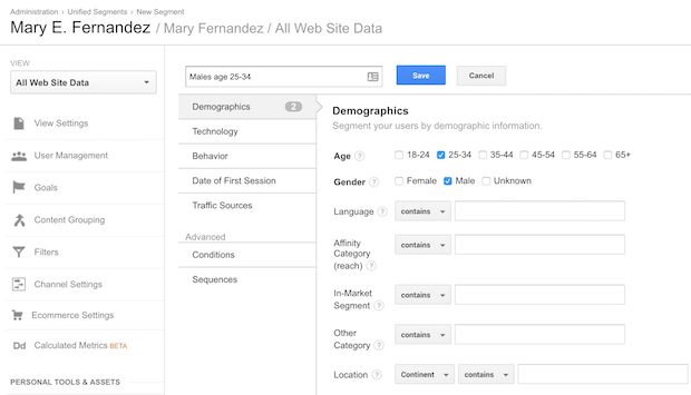 segments demographics