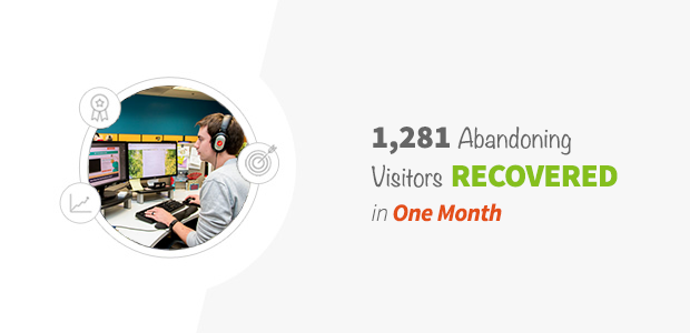 How WebMechanix Recovered 1,281 Abandoning Visitors in One Month