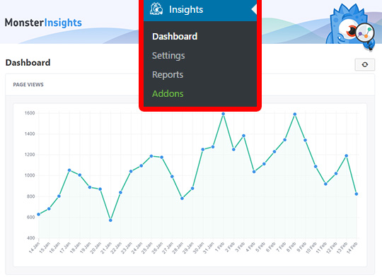 monsterinsights-dashboard