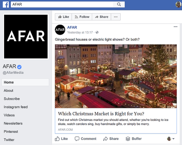 afar quiz on facebook