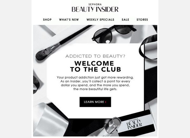 sephora beauty insider ecommerce email ideas