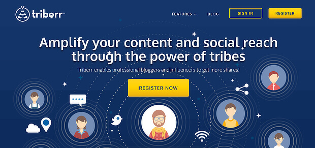 do automated content curation with triberr