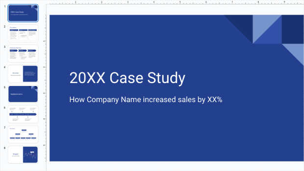 Screenshot of a Google Slides template