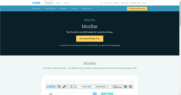 moz seo toolbar