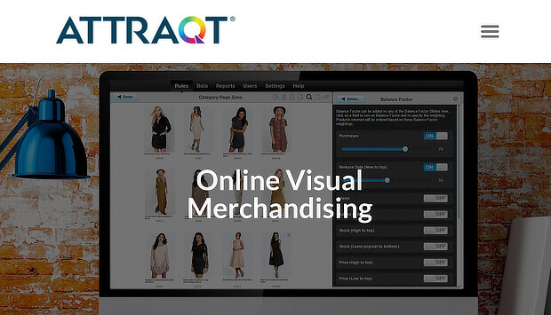 Attraqt offers online personalization for visual merchandising