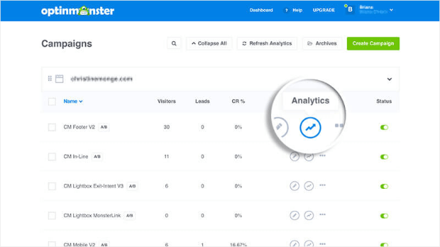 view analytics detail