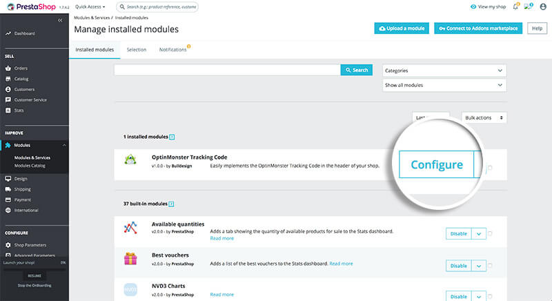 Configure Module