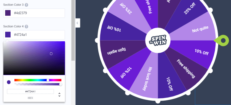 all 3 wheel templates are fully customizable - change the color to whatever you want