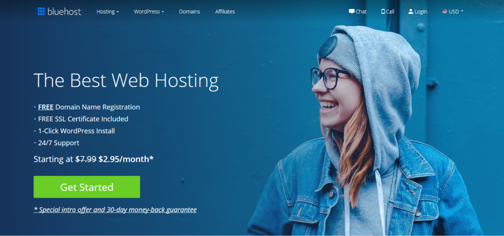 bluehost is always in our list of top hosting companies