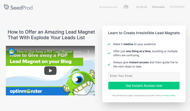 add video to your landing page design