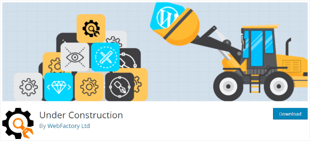 under construction maintenance mode plugin