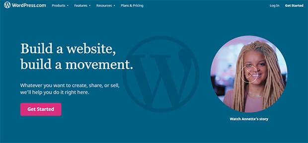 WordPress.com website builder