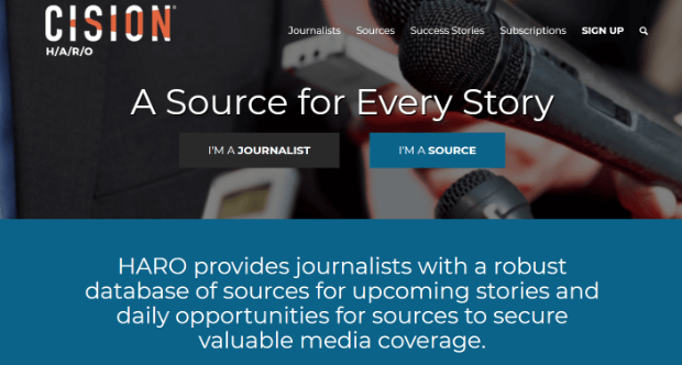 get more backlinks by being a source for a journalist