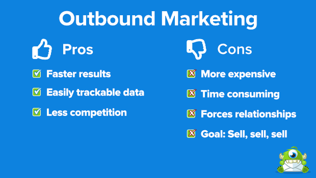 outbound marketing pros and cons