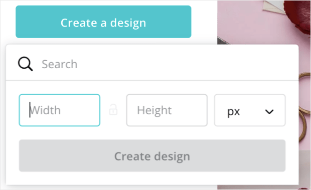 canva create a design min