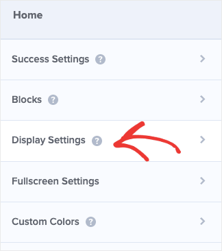 Display Settings