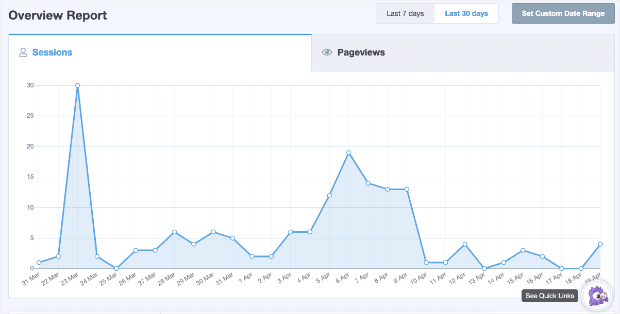 MonsterInsights Overview Report