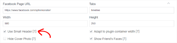 choose other facebook display settings