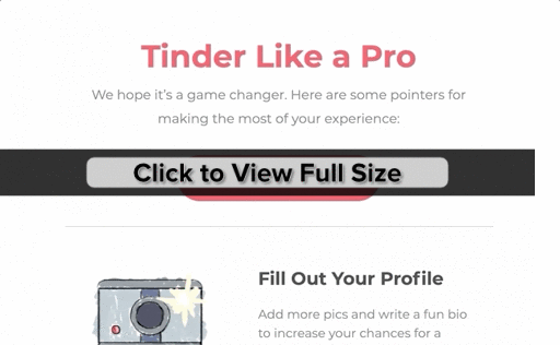 tinder email marketing