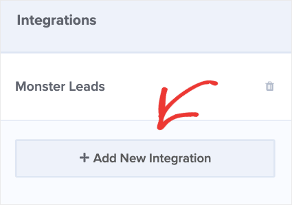 Add a New Integration