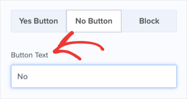 Change No Button Text for Age Verification Popup Campaign