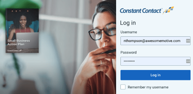 Constant Contact Account login