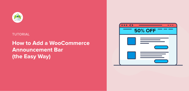 How to Add a WooCommerce Announcement Bar (the Easy Way)