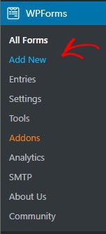 Add New WPForm