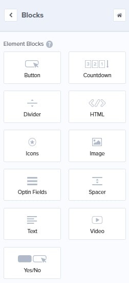 Block elements