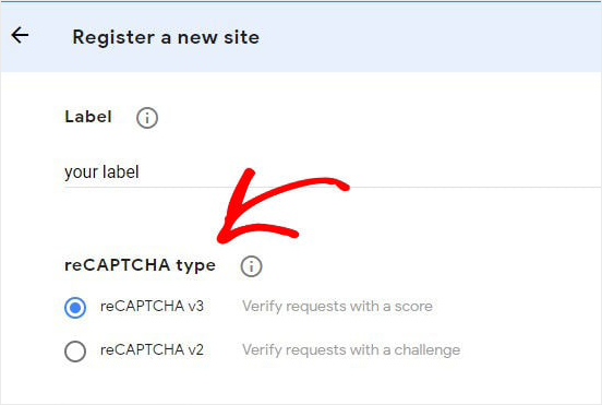 Google recaptcha V3