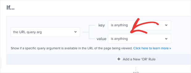 Change Query key and value