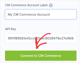 Connect to CM Commerce