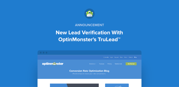 [Announcement] New Lead Verification With OptinMonster’s TruLead®