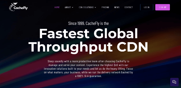 cachefly cdn provider homepage-min