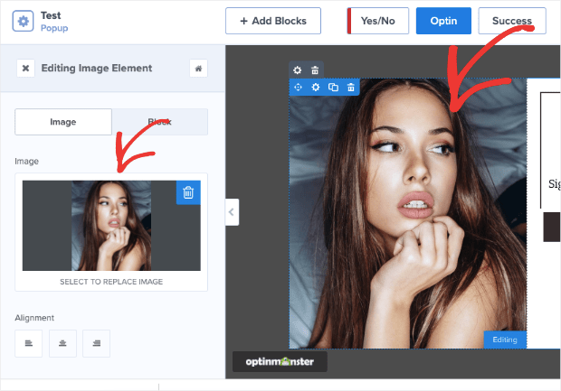 edit image element in optinmonster builder-min