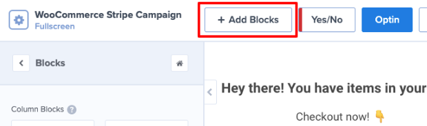 add block in om