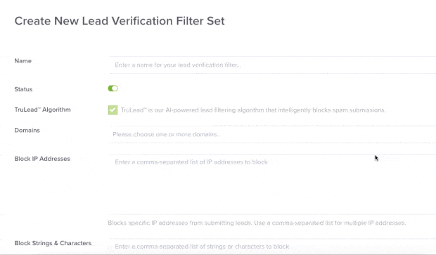 trulead filters