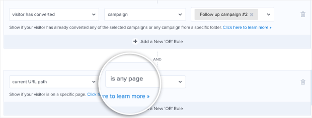 url path page targeting