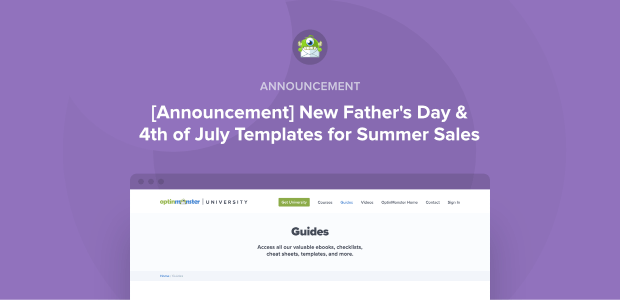 [Announcement] New Father’s Day & 4th of July Templates for Summer Sales