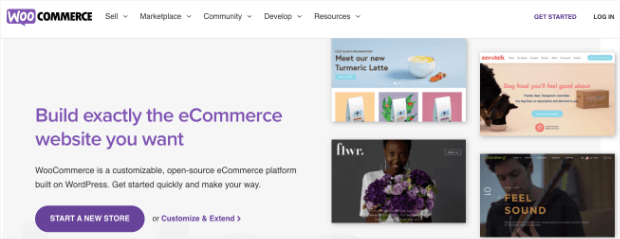 woocommerce homepage