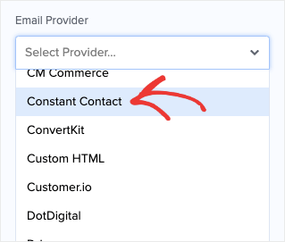 connect your esp to optinmonster