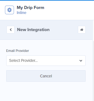 Add new drip wordpress integration