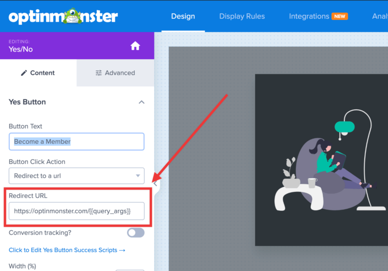 Add Query Parameter to Redirect URL