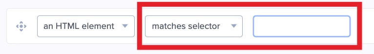 Configure the HTML Element rule in OptinMonster.